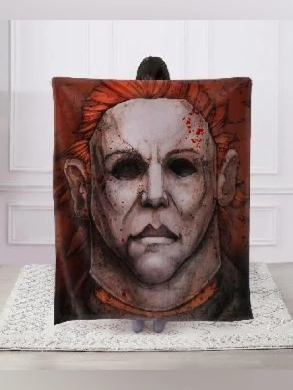 Halloween Michael Myers Throw Blanket 50x60 Fleece Horror NWT